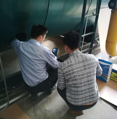 亞泰光電MIE系列內(nèi)窺鏡在燃氣鍋爐現(xiàn)場檢測中獲客戶力贊