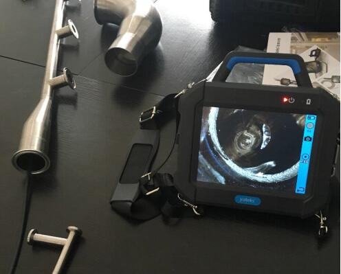 亞泰光電SIE系列工業內窺鏡的檢測現場圖