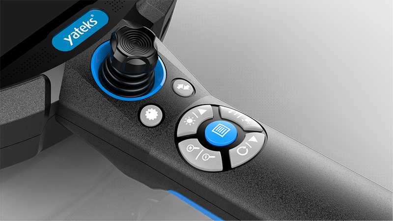 HIE系列高清視頻內窺鏡采用手動+電動驅動方式,探頭可實現360度旋轉,可全方位觀測被檢測物