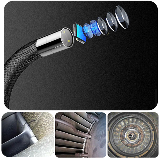 亞泰光電QIE系列高清內(nèi)窺鏡像素高達兩百萬，內(nèi)窺鏡成像高清